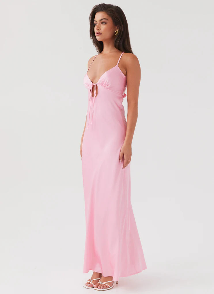 Velvet Allure Satin Dress